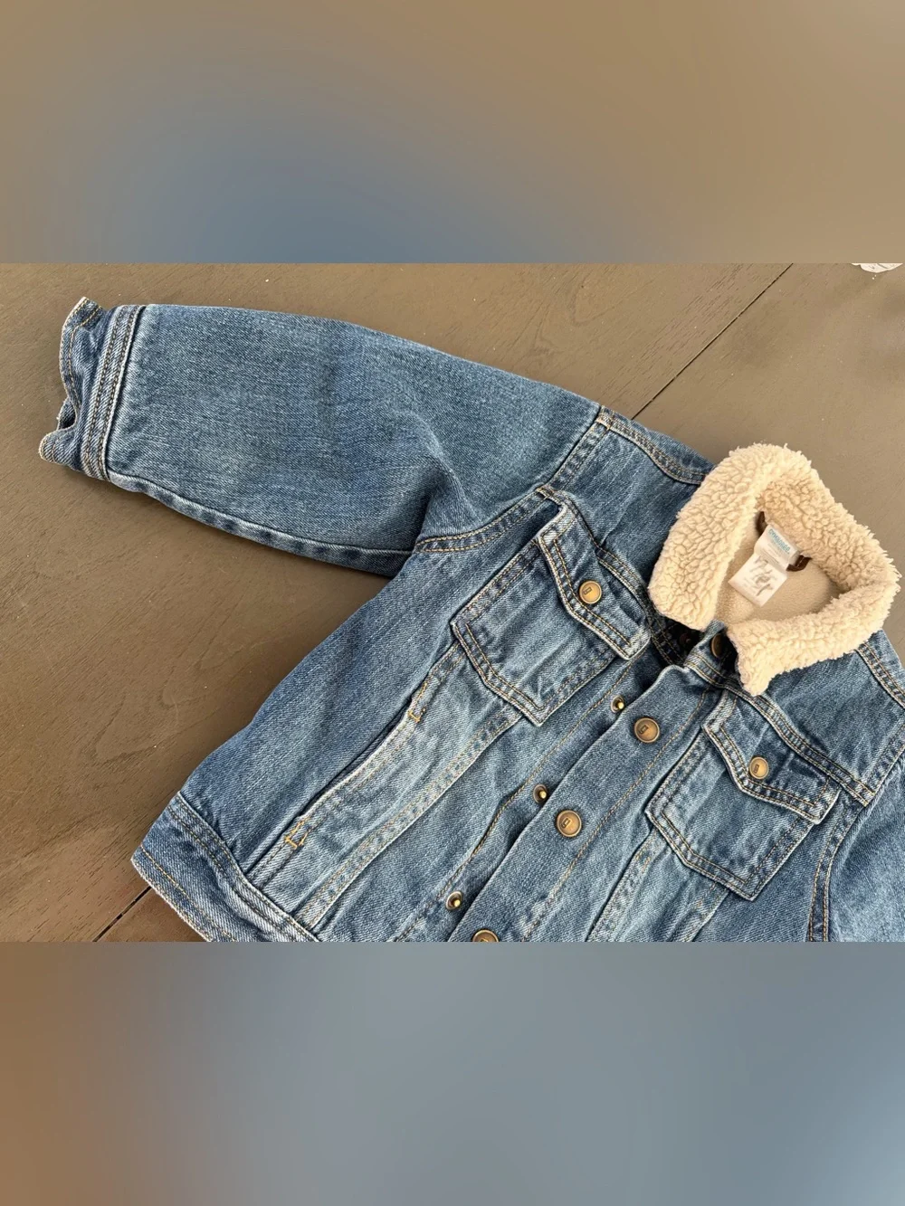 2T-3T Gymboree Sherpa Blue Denim Jacket